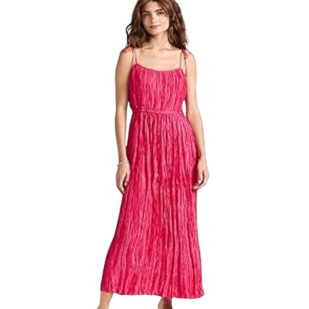 ✨ Ulla Johnson Orla Dress | Size 12 | Romantic Plissé Satin ✨ - Picture 3 of 11